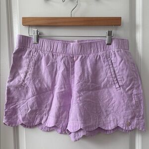 Lilly Pulitzer Brea Linen Shorts *Purple Iris